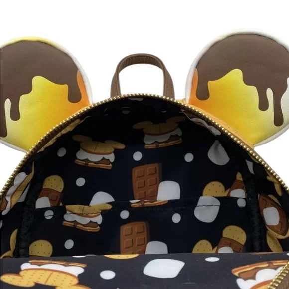 EXCLUSIVE Loungefly Disney Minnie Mouse S'mores Scented Mini Backpack-NWT - Picture 5 of 13